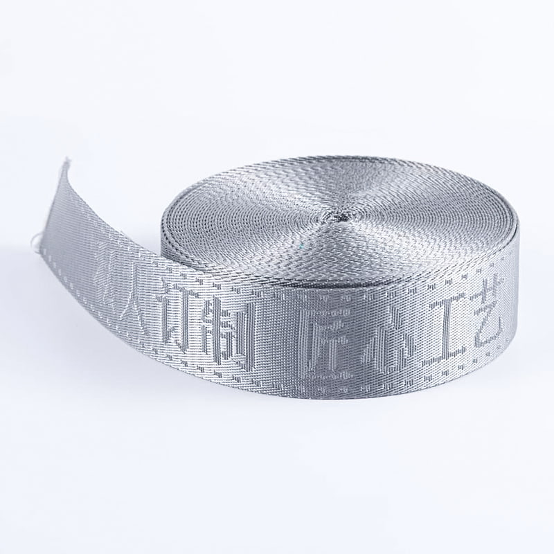 4.2 سم حزام نايلون جاكار مقلد لإكسسوارات الأحذية والملابس والقبعات