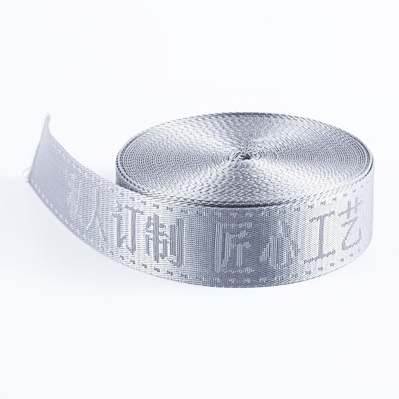 4.2 سم حزام نايلون جاكار مقلد لإكسسوارات الأحذية والملابس والقبعات