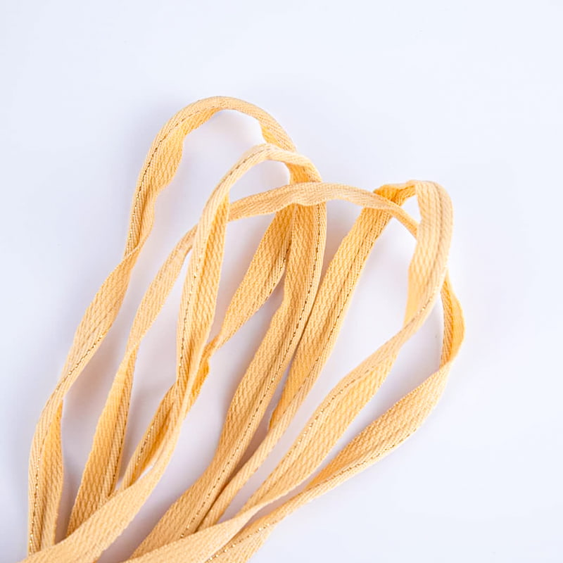 حزام بوليستر بخيط ذهبي 1 سم لإكسسوارات ستائر المنسوجات المنزلية