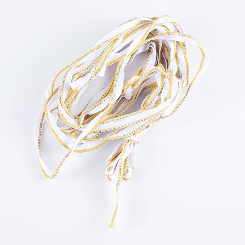 شريط عاكس من البوليستر مقاس 1.0 سم لإكسسوارات الملابس المقاومة للضغط