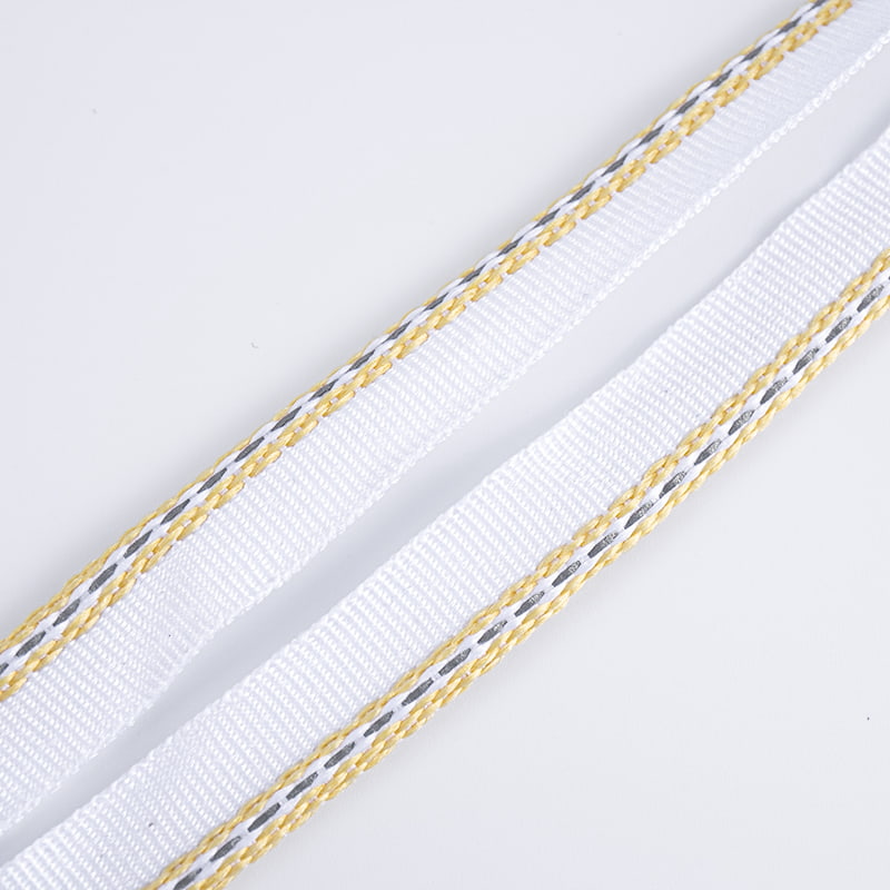 شريط عاكس من البوليستر مقاس 1.0 سم لإكسسوارات الملابس المقاومة للضغط