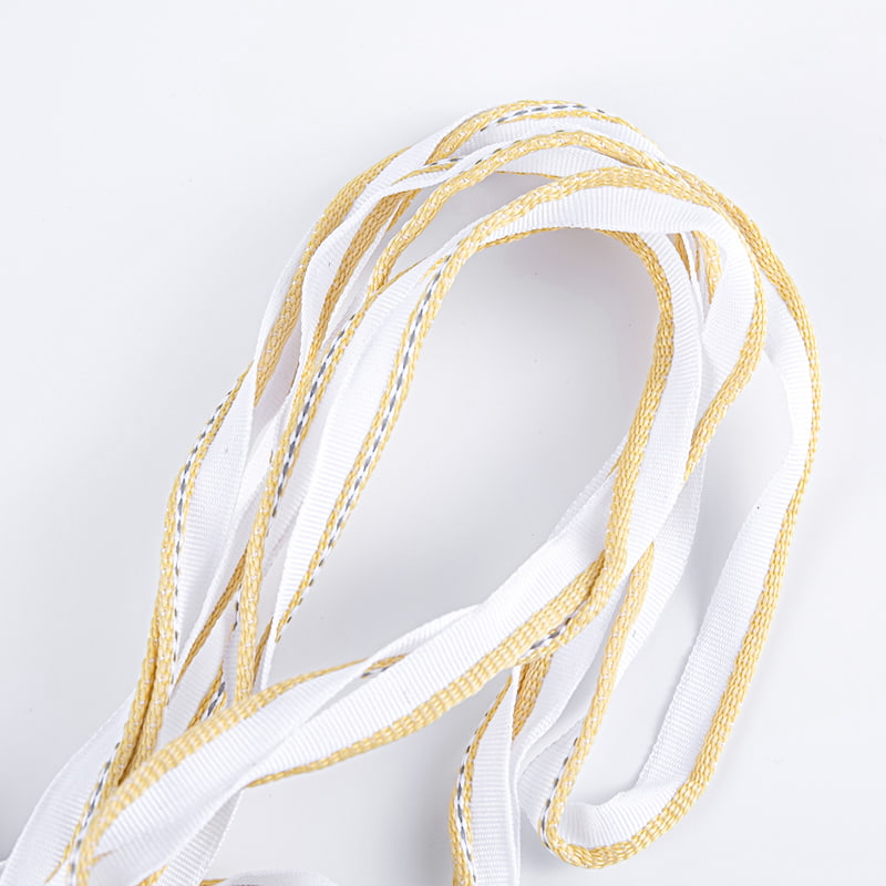 شريط عاكس من البوليستر مقاس 1.0 سم لإكسسوارات الملابس المقاومة للضغط