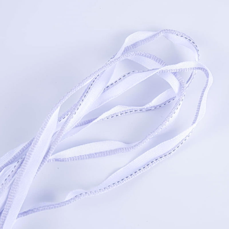 شريط عاكس من البوليستر عالي الكثافة مقاس 1.0 سم لملحقات الملابس المقاومة للضغط