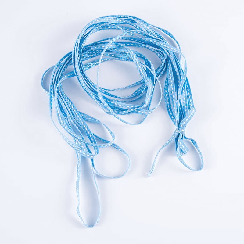 حزام تغليف زهور منقط من البوليستر مقاس 0.5 سم