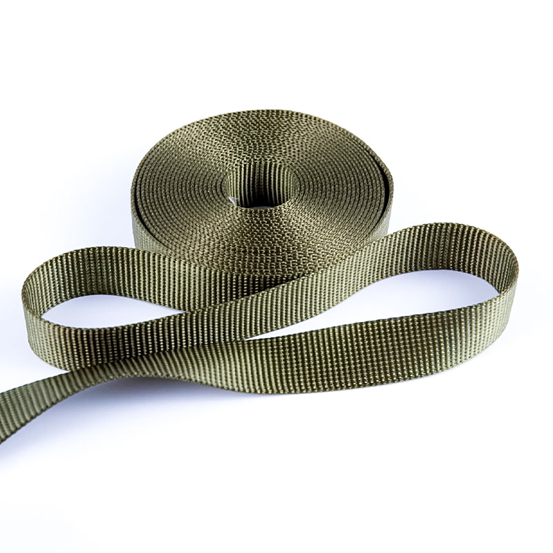 حزام مرن من نسيج قطني بوليستر 2.5 سم لأطواق الكلاب